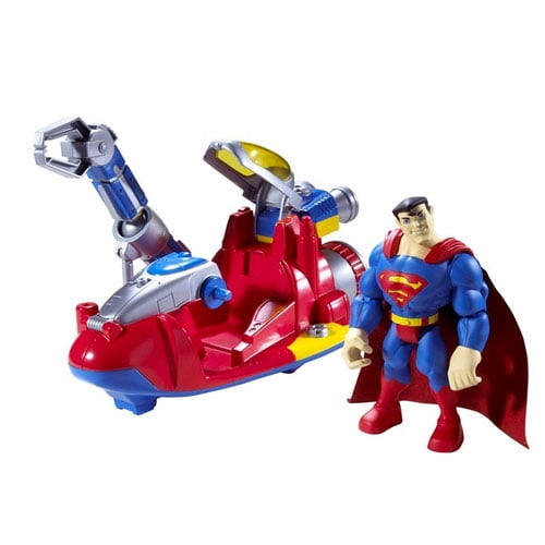 DC Super Friends Superman Action Figure & Space Cruiser