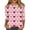 BK11_Hot Pink, variant on Resicozy Valentines Shirts For Women 3/4 Sleeve Valentine Day Top 2026 Cute Heart Print Graphic Shirt Crewneck Pullover Watermelon Red 5XL