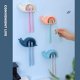 thumbnail image 3 of Soporte para cepillo de dientes, gancho de almacenamiento multifuncional montado en la pared, soporte autoadhesivo para maquinilla de afeitar para el baño del hogar, 2 piezas de caracol de animales d TUNC Sencillez, 3 of 5