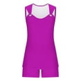 thumbnail image 6 of Yuzhih Women's 2 Piece Outfits Summer Sets Sleeveless Scoop Neck Tank Tops and High Waisted Shorts with Pockets, 6 of 7