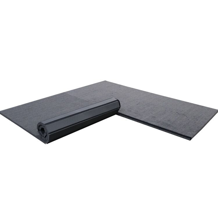 FlexiConnect Home Carpeted Mat, 10'x10', Charcoal Grey