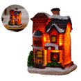 thumbnail image 4 of Nuevas Decoraciones Navideñas Resina Casa Pequeña Navidad Micropaisaje Luminoso Adornos para Casa Nieve Regalos Navidad (J), 4 of 9