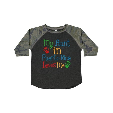 

Inktastic My Aunt in Puerto Rico Loves Me Gift Toddler Boy or Toddler Girl T-Shirt