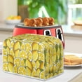 thumbnail image 3 of Yuyamidu Yellow 2 Slice Toaster Cover Lemon Kitchen Appliances Protector Cover Wide Slot BreadDustproof Cover Antiskid Protector Cover for Broiler Oven Toaster, 3 of 7