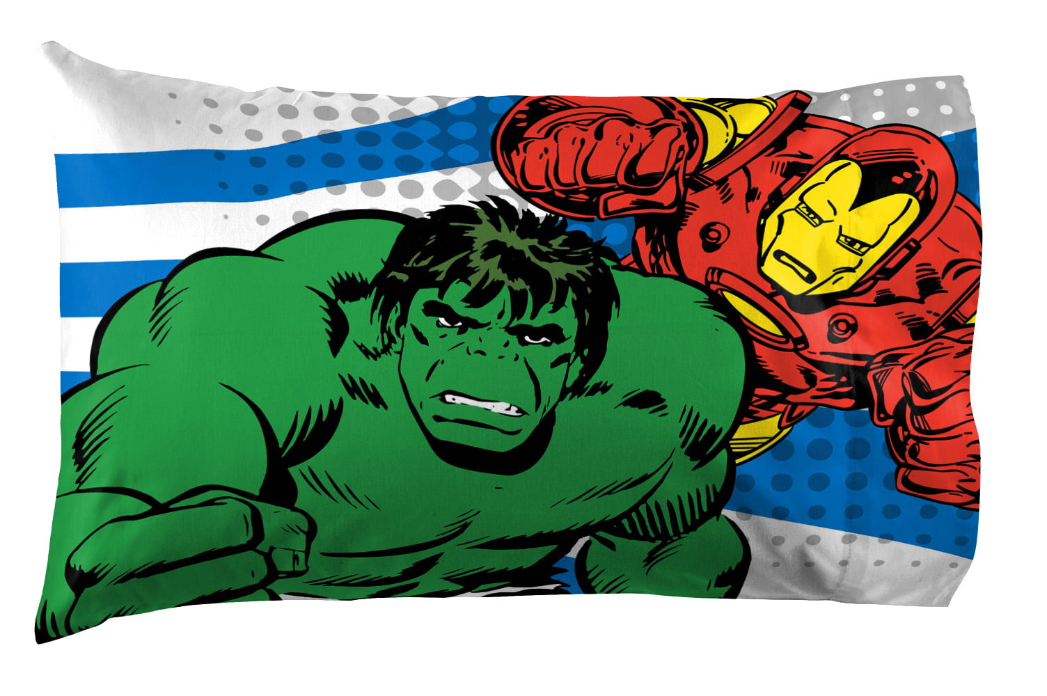 4Pc Avengers Full Sheet Set Fitted Flat Sheets Captain America Hulk Ironman Thor 