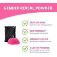 thumbnail image 6 of Hawwwy Colorful Powder for Gender Reveal Powder for Burnout Baby Girl Announcement Colored Powders Surprise Holi Unique Fun Game Motorcycle Exhaust Car Tires Truck Photography Packets Pink Incognito, 6 of 6