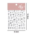thumbnail image 2 of Pegatinas de grafiti para decoración de uñas, calcomanías abstractas para uñas, autoadhesivas, diseño de uñas con forma de cara de mujer abstracta, hojas de rosa, puntas de manicura, decoración de, 2 of 5