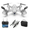 RC Drone with Dual Drone 1080P RC WiFi Drone Folding Drone Headless Mode One Return Drone for Adults with Portable Bag