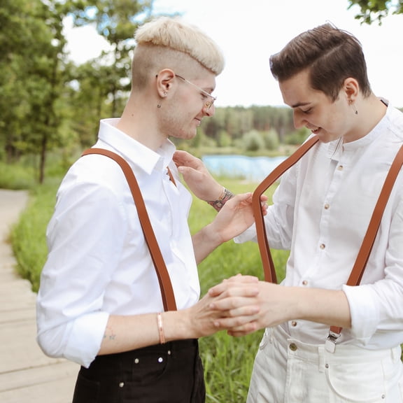 PAMINGONO Adjustable Elastic Suspenders for Men & Women, Comfortable Braces for Daily Wear, Casual Use, 1 Piece Support