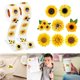 thumbnail image 1 of Rollo de pegatinas de decoración de Acción de Gracias, etiqueta de girasol de 1,5 pulgadas con 8 patrones Wmkox8yii gf10535, 1 of 9