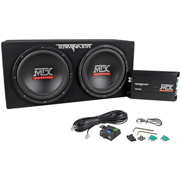 MTX Terminator TNP212D2 Bass Package: Dual 12” Subwoofers