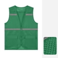 thumbnail image 4 of Purcolt Boys High Visibility Mesh Vests Summer Casual Reflective Full Zipper Safety Vest Sleeveless Jackets with Pockets for Outdoor Cycling Skiing, 4 of 9