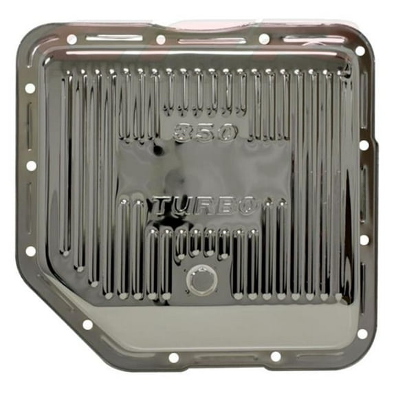 Steel Transmission Pan - Chrome for Chevy & Gm Turbo Th-350