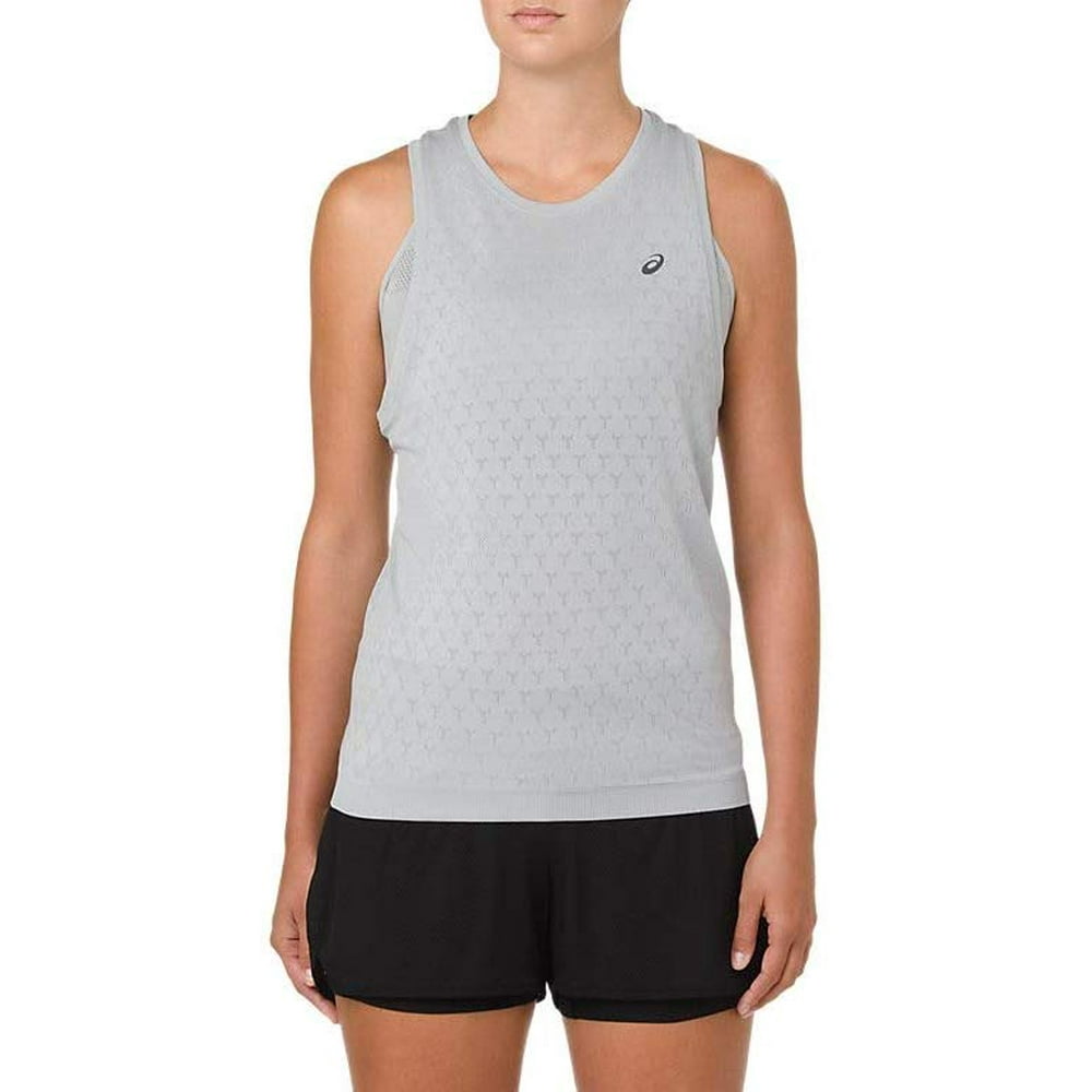 ASICS ASICS Women's GelCool Sleeveless Top Running Shirt, Mid Grey