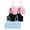 Black/Lola Pink/Lt Blue, variant on Ultra-Comfy Seamless Bralette for Girls–Buttery Soft Ribbed & Jacquard,No Padding – Effortless Comfort & Style