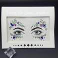 thumbnail image 3 of Temporary Rhinestone Sticker Face Gemstone Sticker Acrylic Crystal Face Body Jewels For Theme Parties Festivals, 3 of 5