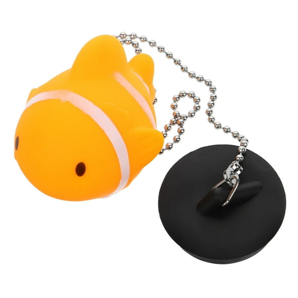 Tapón de drenaje para fregadero, tapón de goma para bañera, tapón para lavabo, tapón de drenaje para fregadero de pescado con cadena