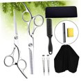 thumbnail image 3 of USHOBE 9Pcs Barber Scissors Set Black Easy Use Hair Cutting Shears for Salon and Home, 3 of 8