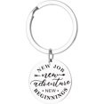 thumbnail image 1 of ORUYROP New Job Gift New Beginnings Keychain Congratulations On Your New Job Good Luck Keychain Coworker Colleague Leaving Gift, 1 of 4