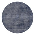 thumbnail image 2 of Jill Zarin English Manor Collection Area Rug - Farmhouse (4' 1" Round Blueberry/Ivory), 2 of 6