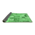 thumbnail image 2 of Ahgly Company Indoor Rectangle Patchwork Emerald Green Transitional Area Rugs, 7' x 10', 2 of 4