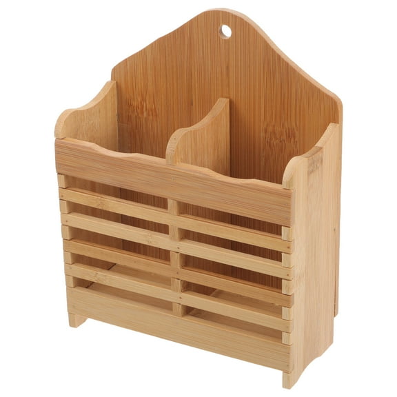 MLINS Bamboo and Utensil Organizer Tableware Organizer Drying Rack for Chopsticks Spoon Fork