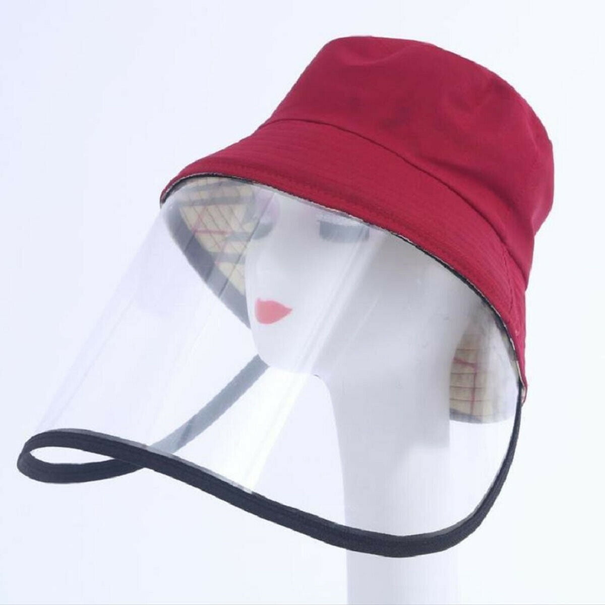 Fisherman Hat Cap Sun Visor Full Face Shield Dustproof Windproof Unisex Hiking 