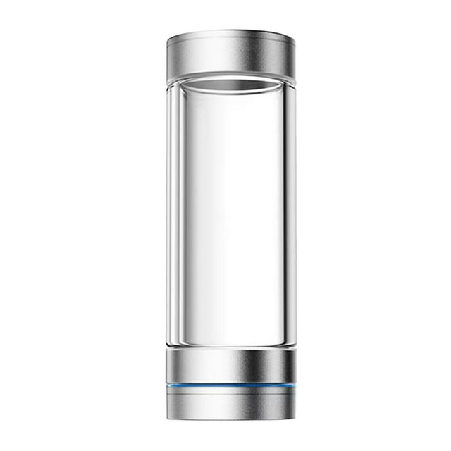 Vaso de Agua de Hidrógeno, Sistema de Electrólisis Inteligente, Diseño Portátil, Iones Negativos Que Preservan La Salud, Uso En Casa, Oficina y Exteriores, Capacidad de 400 Ml, Incluye Pasti