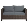 thumbnail image 3 of Better Homes & Gardens Brookbury Outdoor Porch Loveseat- Gray, 3 of 5
