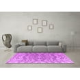 thumbnail image 3 of Ahgly Company Indoor Square Solid Purple Modern Area Rugs, 6' Square, 3 of 4