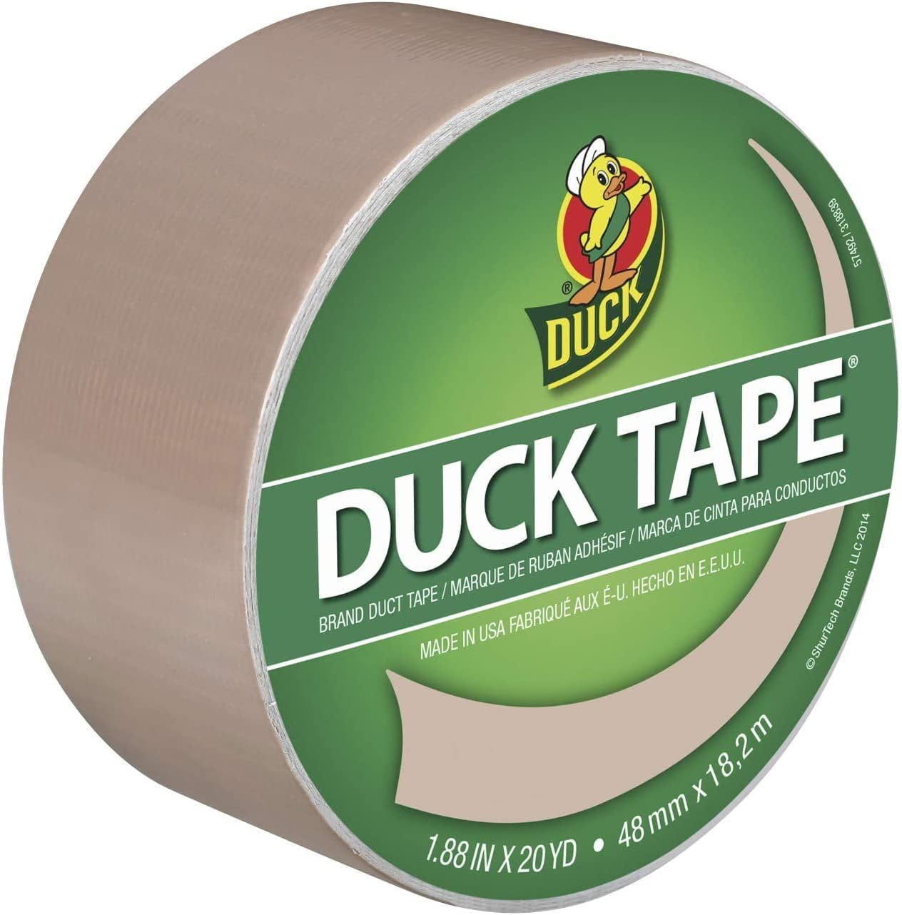 Duck Brand Duck Color Duct Tape, 6-Roll, White (1265015_C)