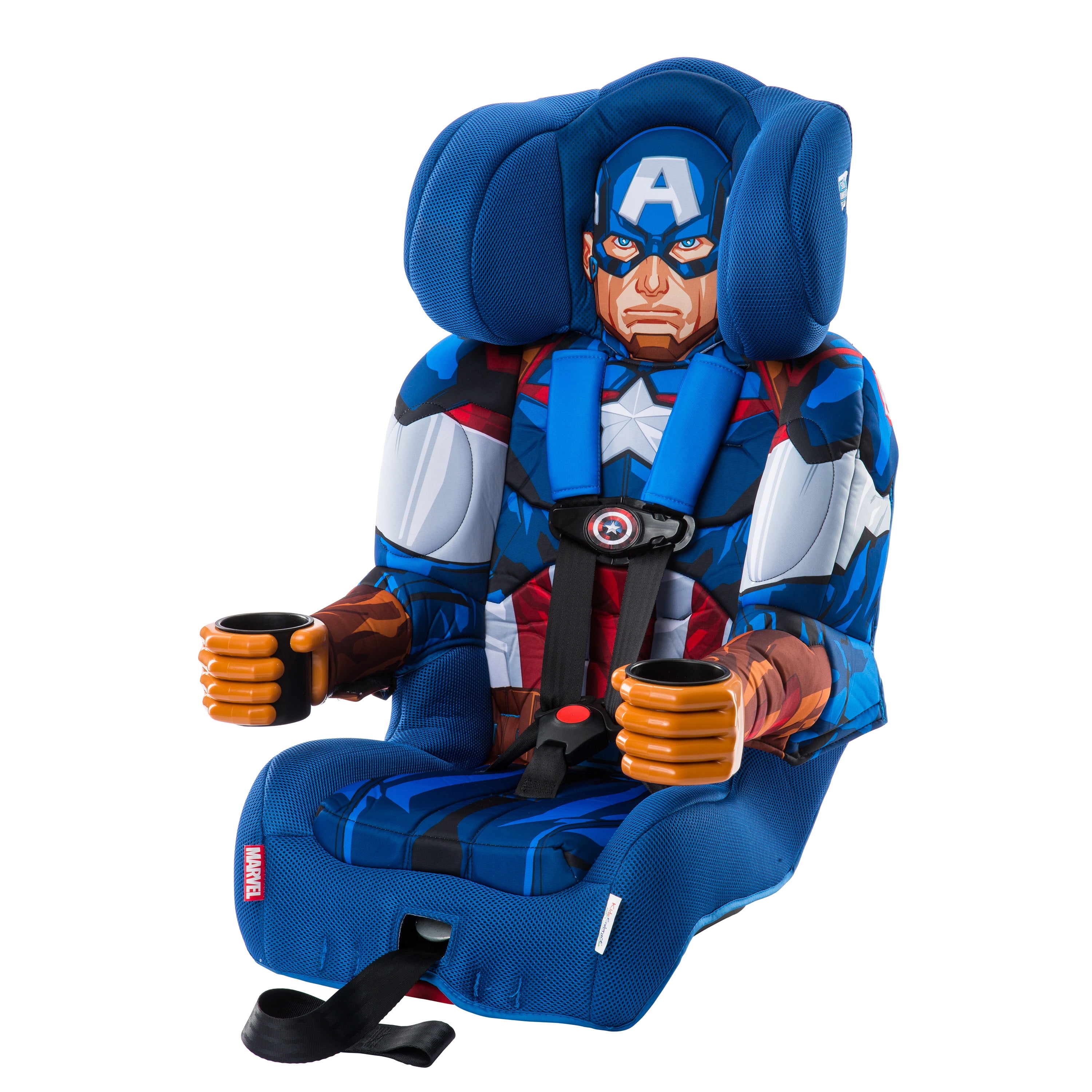 KidsEmbrace Combination Harness Booster Car Seat, Marvel Avengers Captain America