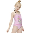 thumbnail image 3 of Kuromi And My Melody Girls One Piece Swimsuits Hawaiian Summer Swimwear Beach Bathing Suit Outfits, 3 of 7