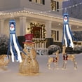 thumbnail image 2 of Christmas Windsock Santa Claus Hanging Decorative Cloth for Christmas Tree Decoration 2pcs (2), 2 of 5