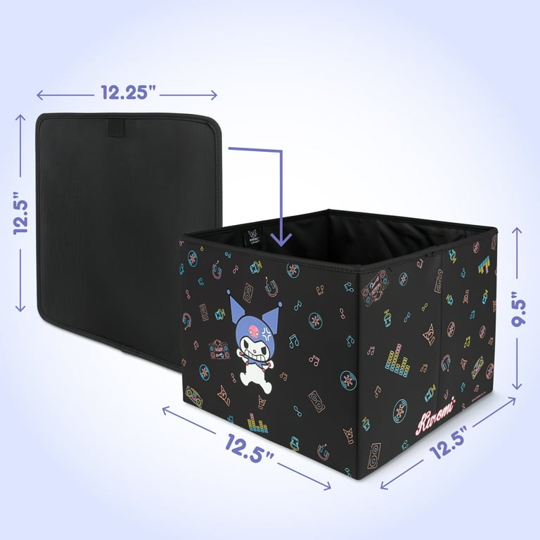 Sanrio Kuromi Car Trunk Organizer and Storage Bin - Collapsible