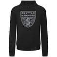 thumbnail image 2 of Men's Levelwear  Black Seattle Mariners Mandate Buckler Tri-Blend Pullover Hoodie, 2 of 3