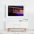 thumbnail image 2 of Leavin' The Spectacle - Hermosa Beach California Photography Abstract Psychedelic Modern Art Neon Sign Nightlife Surrealism Geometric White Framed Wall Art Print 16 x 24 inches, 2 of 3