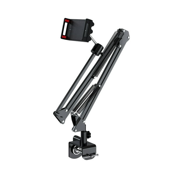 Bed Tablet Holder Tablet Stand 360 Degree Rotating Bed Tablet Holder Stand with Sturdy Aluminum Arm for iPad, Phones or Other Devices with 4.5-12.9 inch Screen