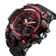 thumbnail image 3 of Reloj deportivo para hombre Reloj de pulsera impermeable digital LED Dual rojo jinwen reloj digital para hombre, 3 of 8