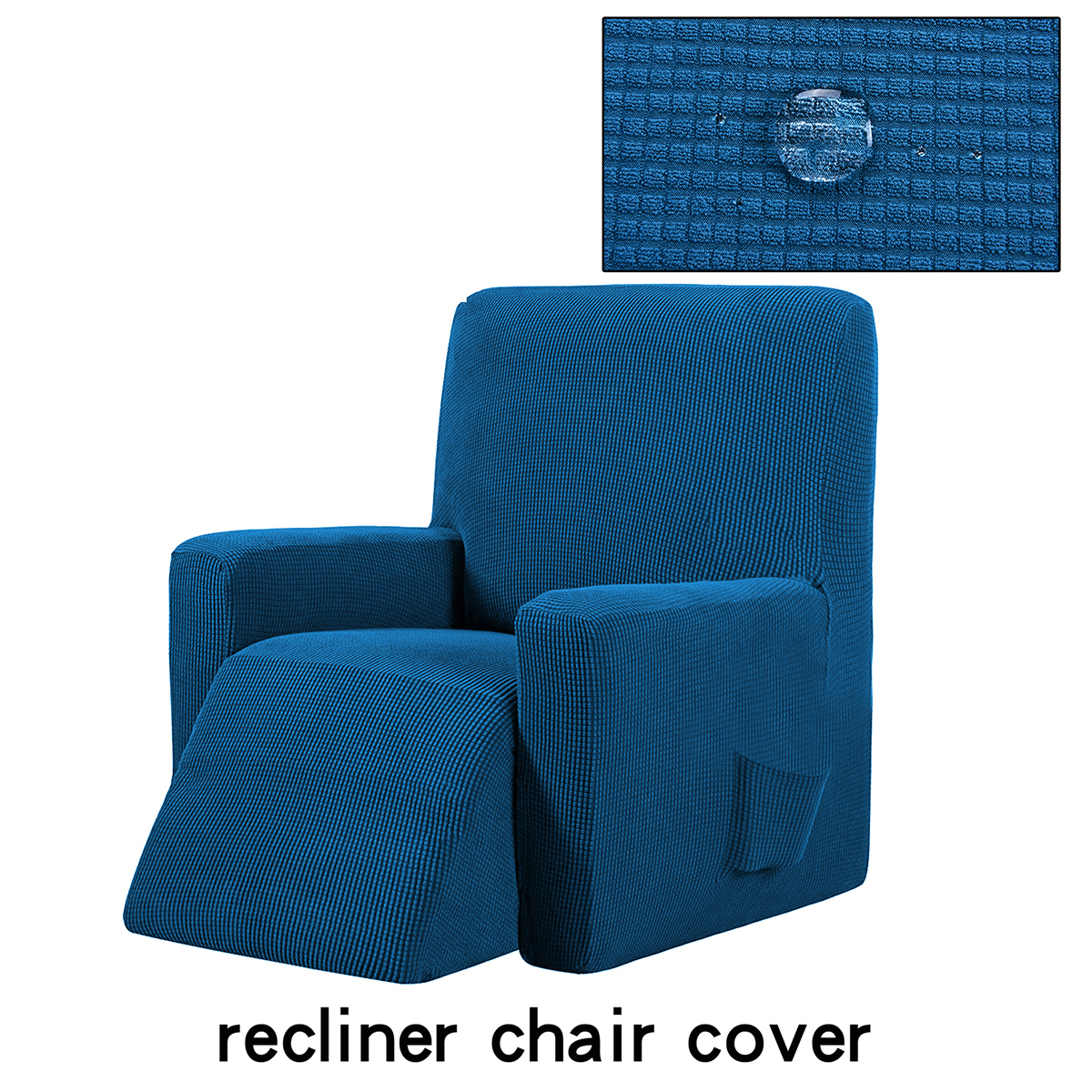 Stretch Recliner Slipcover Stretch Fit Furniture Settee Sofa Chair