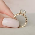 thumbnail image 5 of SOLITAIRE JEWELS 3.50CT Radiant Cut Moissanite Hidden Halo Cluster Engagement Ring for Women Solid 10k Yellow Gold, 5 of 5