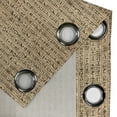 thumbnail image 5 of Ambesonne Egyptian Grommet Curtain, Ancinet Hieroglyphs, 50" x 54", Sand Brown Black, 5 of 6