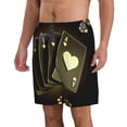 thumbnail image 2 of Fotbe Casino Cards 1 Trajes de Baño Estampados para Hombre, Shorts de Verano de Secado Rápido, Ropa de Playa, Bañadores-Small, 2 of 6