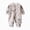 L101-Khaki, variant on Baby Bodysuit Long Sleeve Dino Print Button Down Jumpsuit Boys Overalls Newborn Girls One-Piece Clothes Infant Cotton Onesie(L101-Khaki,6-9 M)