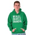 thumbnail image 4 of Worlds Okayest Grandpa Funny Hoodie Hooded Sweatshirt Men Brisco Brands L, 4 of 5