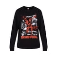 thumbnail image 5 of Marvel Deadpool Men's and Big Men's Graphic Crewneck Sweatshirt, Sizes XS-3XL, 5 of 5