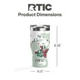 thumbnail image 3 of RTIC 30 oz Ceramic Lined Insulated Essential Tumbler, Leak-Resistant Lid, Christmas, Holiday, Apres Ski, 3 of 8