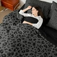 thumbnail image 4 of Castle Fairy Leopard Print 7pcs Bedding Comforter Set for Teenagers,Animal Cheetah Queen Bedding Sets Super Cozy,Abstract Vintage Queen Sheet Sets,Microfiber Bedroom Decor, 4 of 8