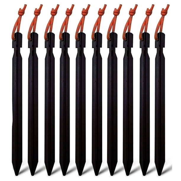 Estacas de anclaje para tienda de playa Zhivalor color negro
