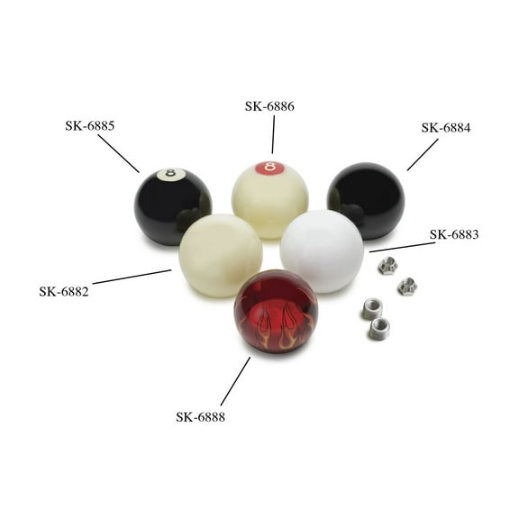 Lokar SK-6884 LOCSK-6884 AUTO TRANSMISSION SHIFTER KNOB